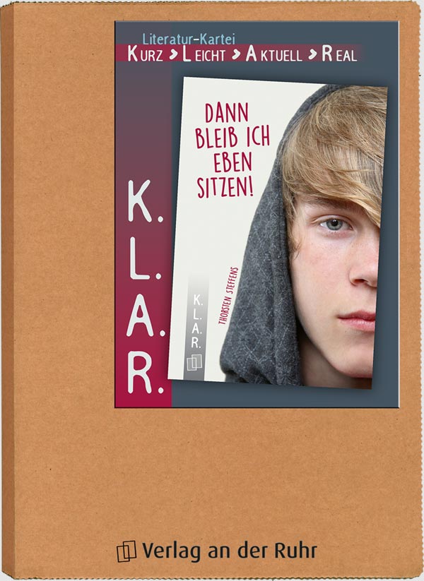 Cover Literaturkartei Dann bleib ich eben sitzen, Verlag an der Ruhr